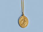 Patron Saint Necklace in Gold