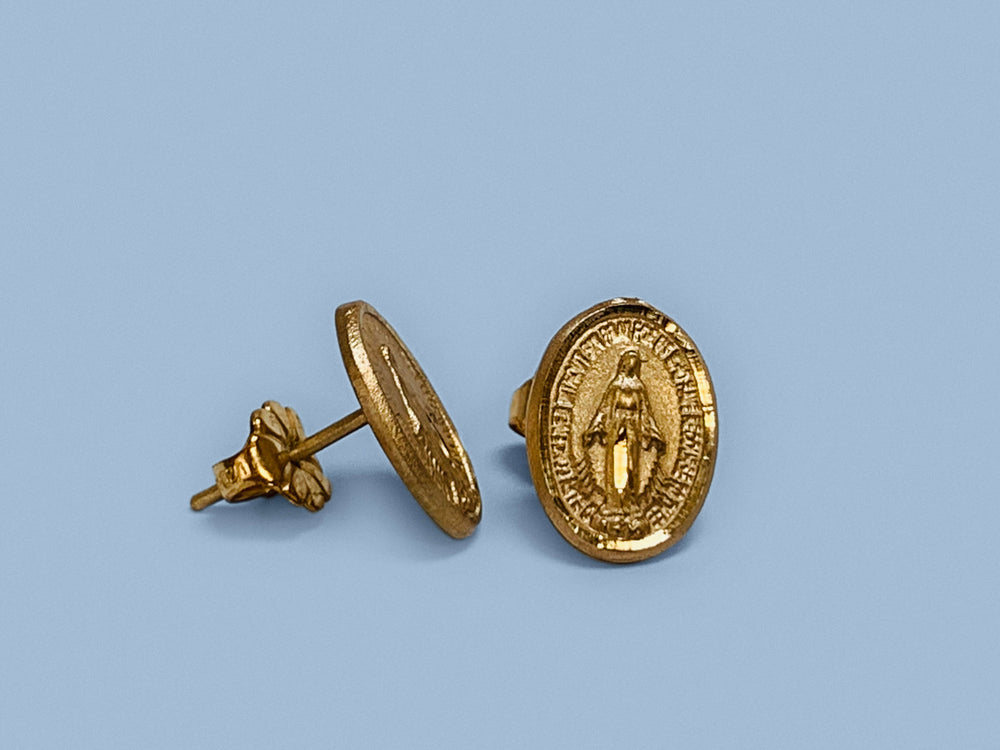 Miraculous Medal earrings