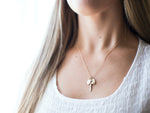 Gold Crucifix and Miraculous Medal Necklace