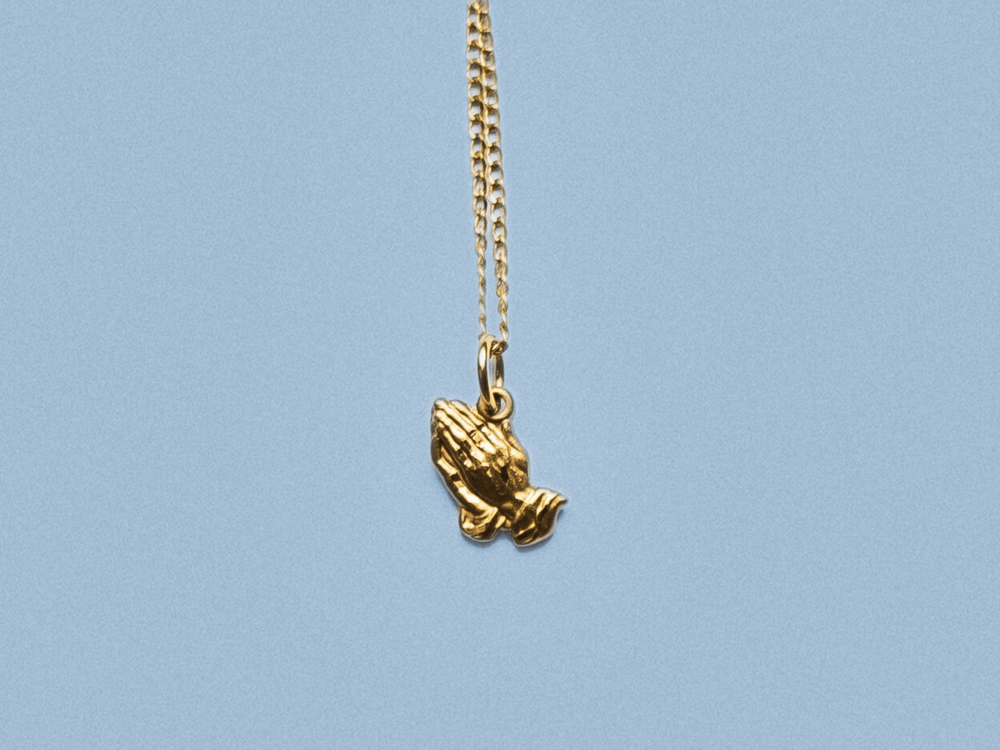 
            
                Load image into Gallery viewer, Praying Hands Necklace
            
        
