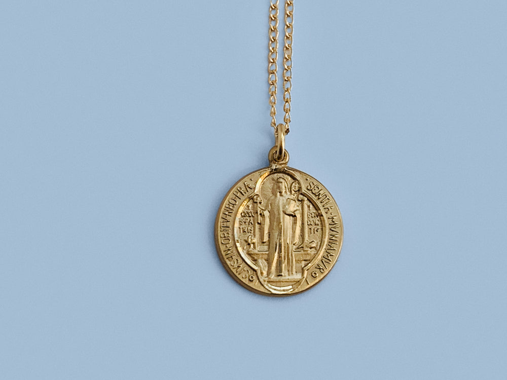 
            
                Load image into Gallery viewer, St Benedict Necklace
            
        